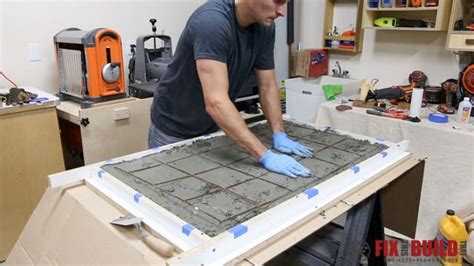 Find out the detailed pics here. DIY Concrete Top Outdoor Coffee Table | FixThisBuildThat ...