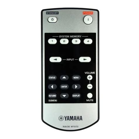 Genuine Yamaha Rx V Av Receiver Remote Control Picclick Uk