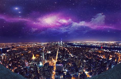 New york city night lights brooklyn bridge 5k wallpapers. USA New York City Night 4k, HD Nature, 4k Wallpapers ...