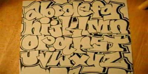 Graffiti Alphabet Lowercase And Uppercase