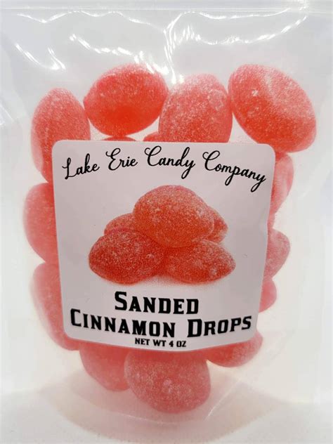 Sanded Cinnamon Drops Lake Erie Candy Company