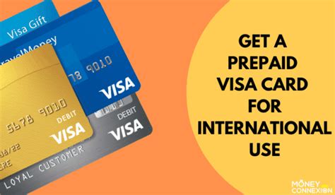 Where Can I Get A Prepaid Visa Card For International Use