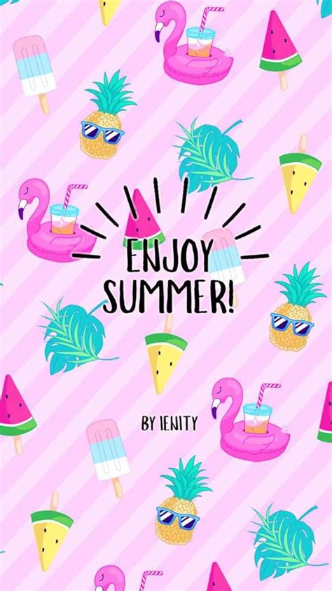 Iphone And Android Wallpapers Cartoon Summer Wallpaper For Iphone And