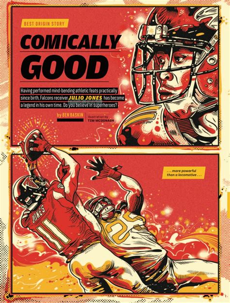 Julio Jones Comic Strip From Sports Illustrated Nov 20 2017
