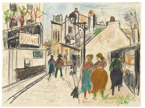 Maurice Utrillo EntrepÔts Bernot Commune Libre De Montmartre