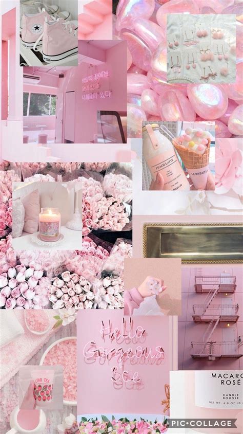 Pink rose aesthetic collage background screensaver wall. Pink Aesthetic Collage Wallpapers - Wallpaper Cave