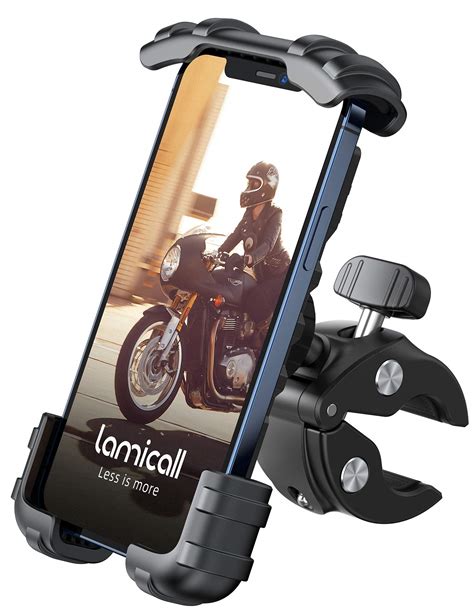 Lamicall Bike Phone Holder Motorcycle Phone Mount Quick Install