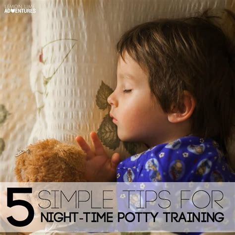 5 Simple Tips To Make Night Time Potty Training Less Of A