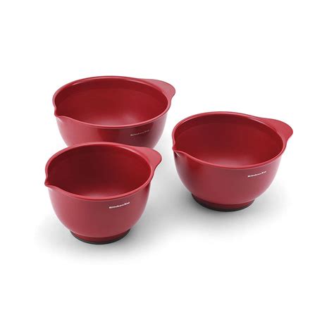 KitchenAid Classic Set Of 3 Mixing Bowls Bakeware Mixing Bowls