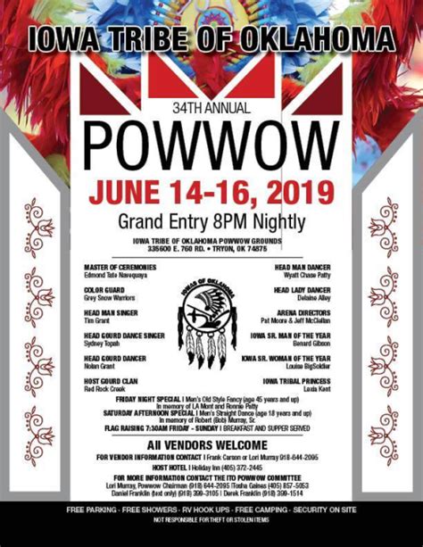 Lost Nation The Ioway Iowa Tribe Of Oklahoma Powwow Is June 14 16