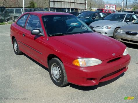 Overall viewers rating of hyundai accent 1999 is 5 out of 5. 1999 Cherry Red Hyundai Accent L Coupe #68707489 ...