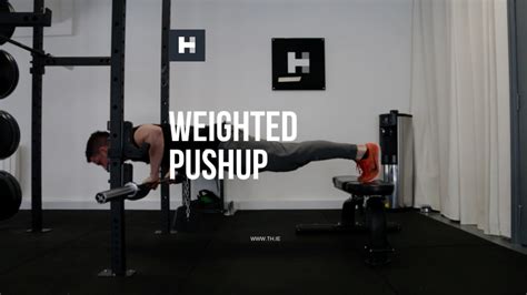 How To Do A Weighted Pushup Th Coaching