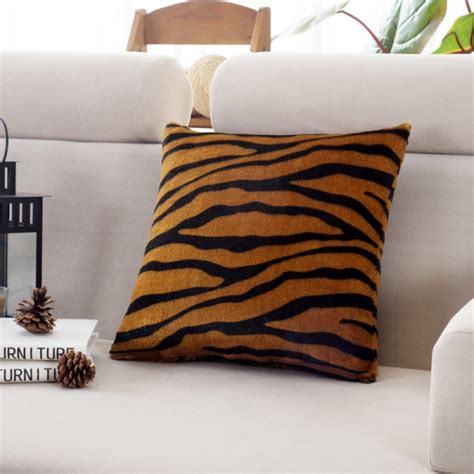 Chic Animal Zebra Leopard Print Pillow Case Sofa Waist Throw Cushion