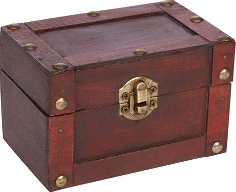 Small Decorative Wood Treasure Chest By Trademark Innovations
