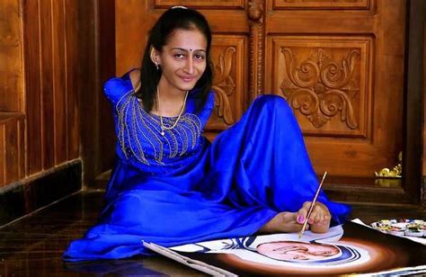 Swapna Augustine Is A Famous Foot Artist From Kerala India