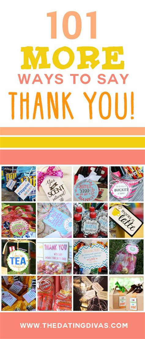 We did not find results for: 101 MORE Ways to say Thank You | Small thank you gift ...