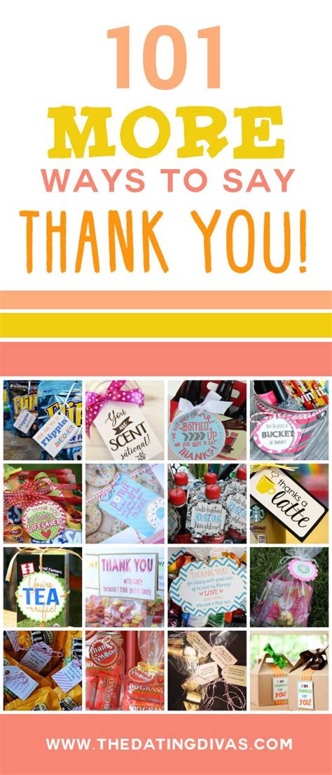 Sending a thank you gift. 101 MORE Ways to say Thank You | Small thank you gift ...