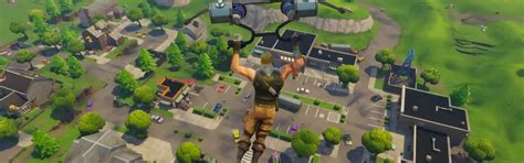 It is a large plaza with many buildings. Fortnite Retail Row Treasure Map Guide | Tips | Prima Games