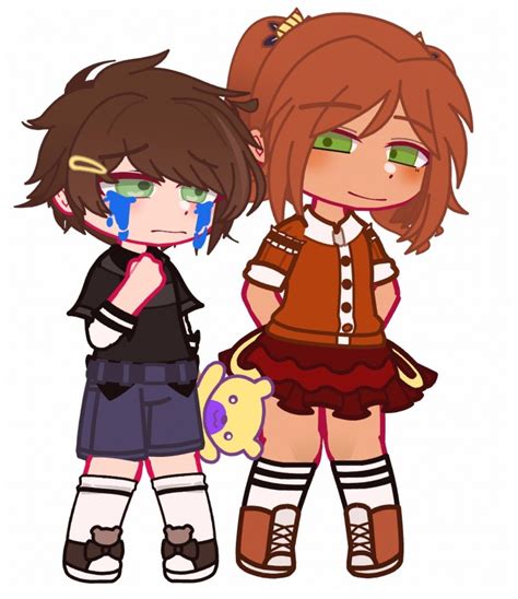 Evan Cc Afton And Cindy Pigtail Girl Fnaf Gacha Nox Фандом