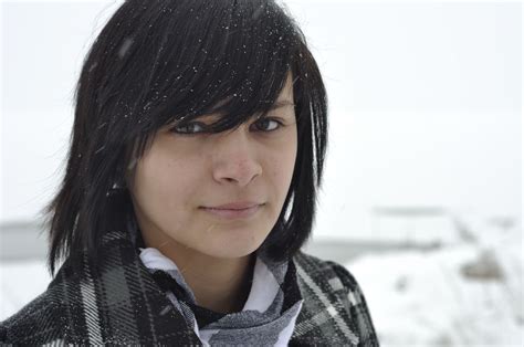 Providing helpful advices for hair care also. Girl Face Native American Indian Black hair Bangs Teenage Mexian on… | Black hair bangs ...