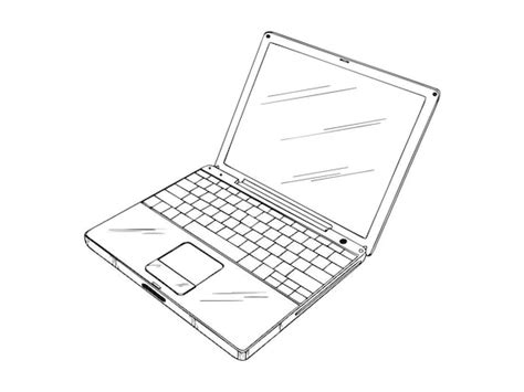 Laptop Umriss Svg Computer Svg Laptop Clipart Laptop Etsyde