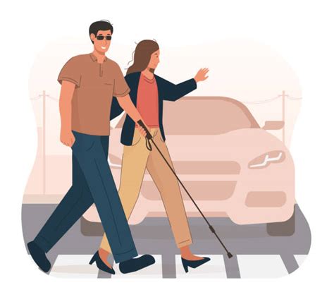 Help Blind People Illustrations Royalty Free Vector Graphics And Clip
