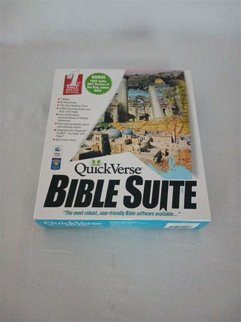 Quickverse Bible Suite Windowsmac Bible Study Software 2010 New