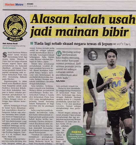 Gaji tertinggi pemain bola sepak di malaysia rm 250 ribu sebulan justyou. PASUKAN BOLA SEPAK MALAYSIA: HARIMAU MALAYA KALAH 0-5 ...