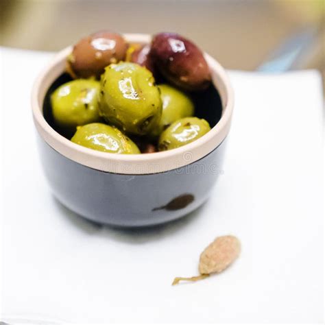 Marinated Olives Snack Stock Image Image Of Bistro Bistrot 49532209