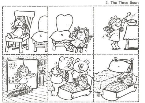 Free Printable Goldilocks And The Three Bears Story Sequenci