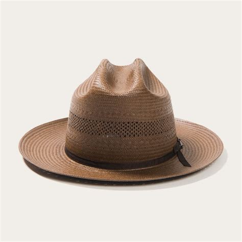Open Road Vented Straw Cowboy Hat Stetson