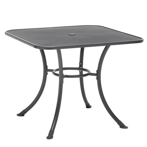 Kettler 32 Inch Square Wrought Iron Patio Dining Table Ultimate Patio