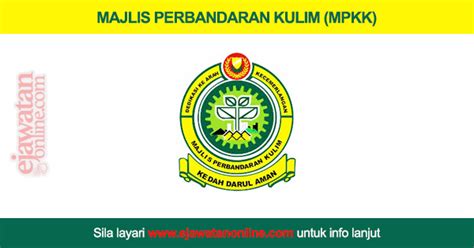 Maybe you would like to learn more about one of these? Majlis Perbandaran Kulim (MPKK) - 08 Ogos 2017 - JAWATAN ...