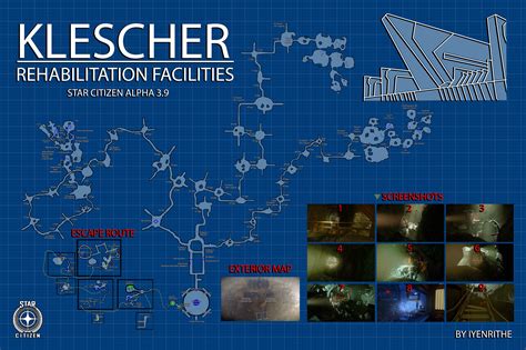 Prison Map Klescher Rehab Map Blueprint Escape Map Test Squadron