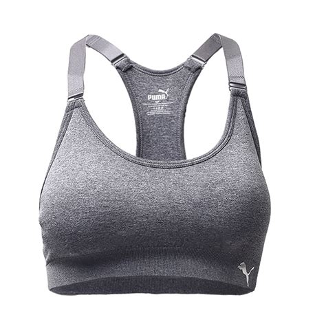New Puma Womens Seamless Sports Bra With Removable Cups Ebay