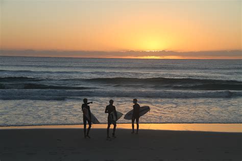 Sunrise Surf Sunrise Sunset Surfing