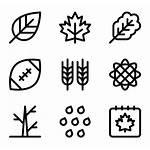 Autumn Icons Leaf Vector Getdrawings