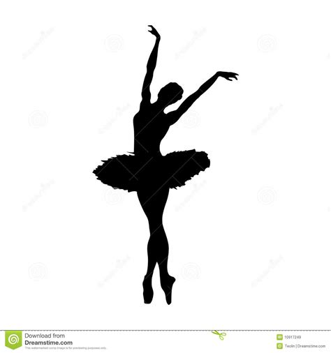 Download this ballerina silhouette standing on point vector illustration now. Ballerina Silhouette Royalty Free Stock Images - Image ...