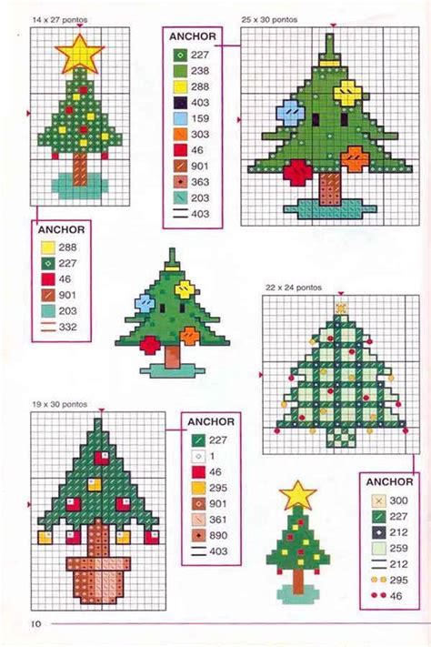 Gráficos De Punto De Cruz De Navidad