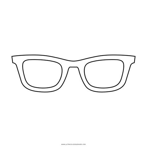 Eyeglasses Coloring Page Ultra Coloring Pages