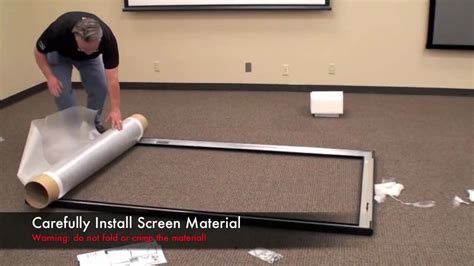 The right projection screen for ust projectors. Black Diamond Fixed Projector Screen Install - YouTube