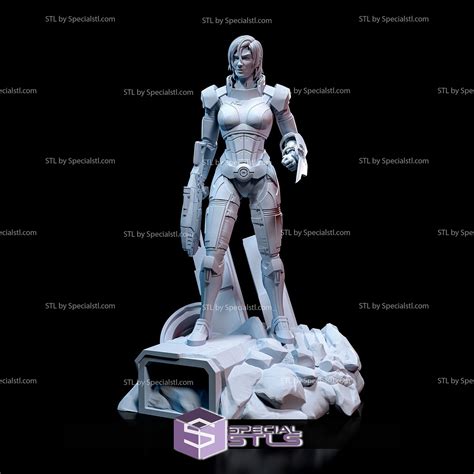 Commander Shepard Female Version From Mass Effect Specialstl