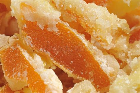 Candied Orange Peel In Sugar Is A Favorite Treat For Children And