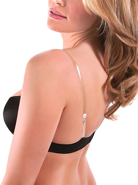 Tobeinstyle Womens Pack Of 6 Clear Invisible Bra Straps Ebay