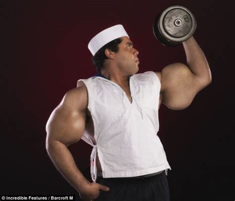 island news the real life popeye who has the world s biggest biceps but is allergic to spinach