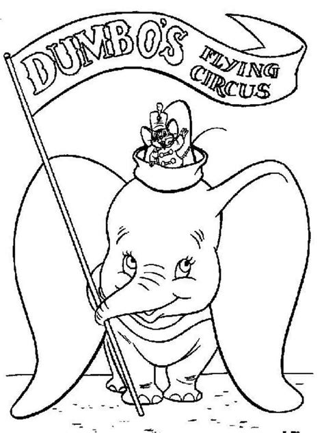 Disney Christmas Coloring Pages Dumbo Coloring Pages
