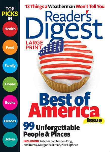Readers Digest Large Print College Subscription Services Llc
