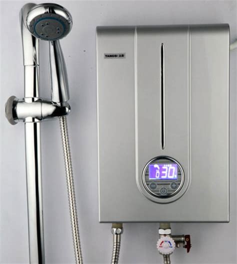 Electric Instant Tankless Water Heaters Energy Efficiency Bathroom Kitchen