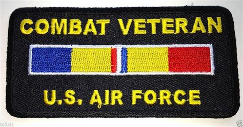 Combat Veteran Us Air Force Military Veteran Patch Hrd