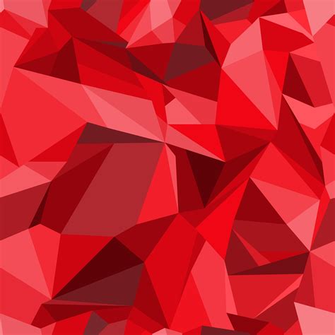 Polygon Background Seamless Pattern In Modern Style Of Triangles In